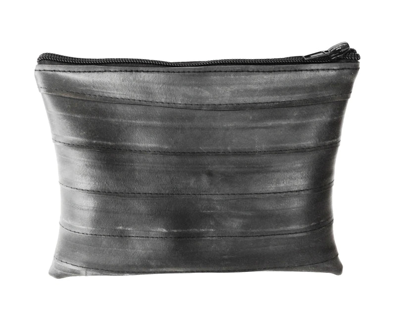 Trousse noir effet cuir en matières recyclées - Image 2