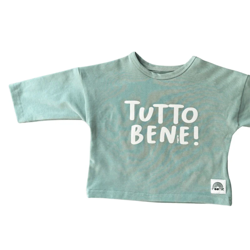 Tshirt Manches longues bleu denim Tutto Bene ! - Moomie - Image 4