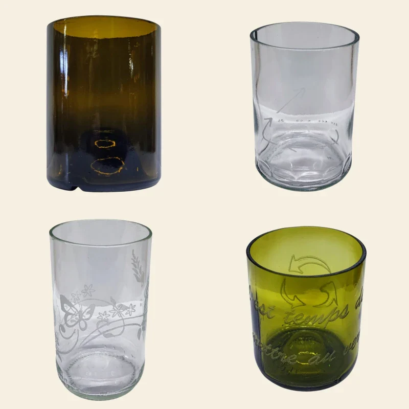 Verre artisanale en bouteille surcyclée - Image 13