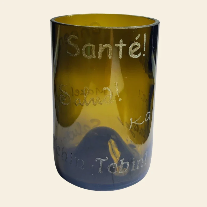 Verre artisanale en bouteille surcyclée - Image 15