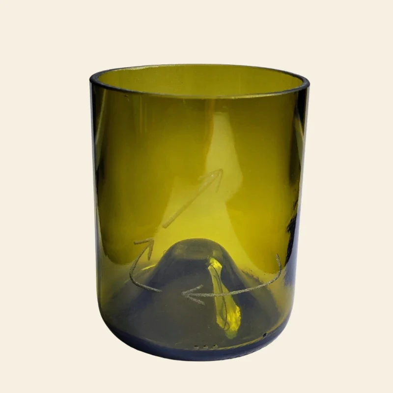 Verre artisanale en bouteille surcyclée - Image 17