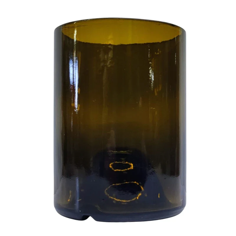 Verre artisanale en bouteille surcyclée - Image 3
