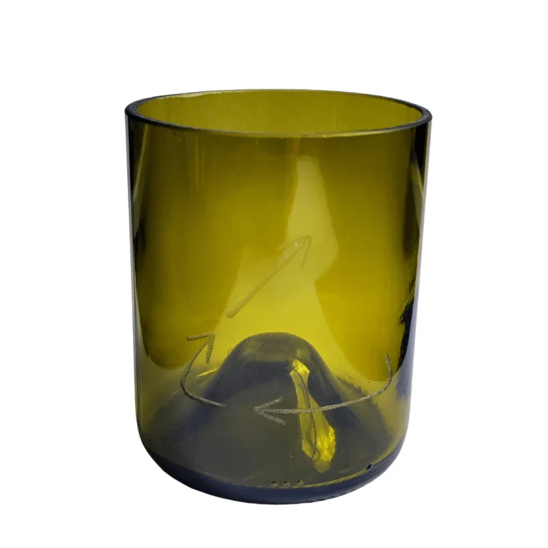 Verre artisanale en bouteille surcyclée - Image 7