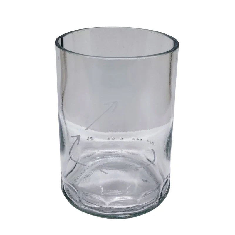 Verre artisanale en bouteille surcyclée - Image 8