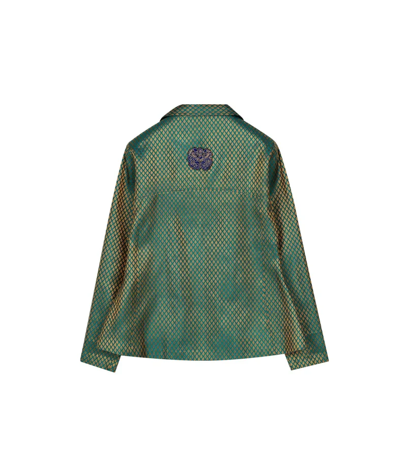 Veste vert chrome en polyester recyclé - Image 4