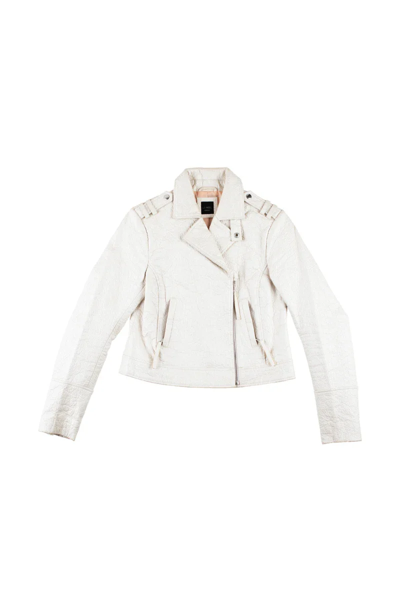 Veste blanche vegan en fibre d'ananas - Image 11