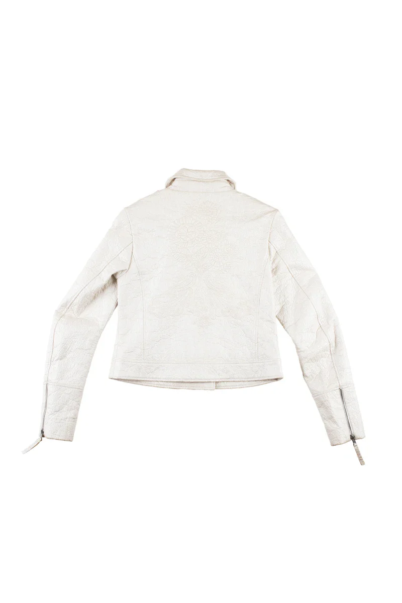 Veste blanche vegan en fibre d'ananas - Image 12
