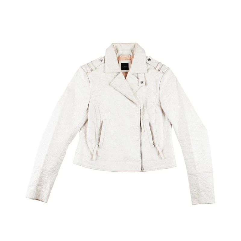 Veste blanche vegan en fibre d'ananas - Image 7