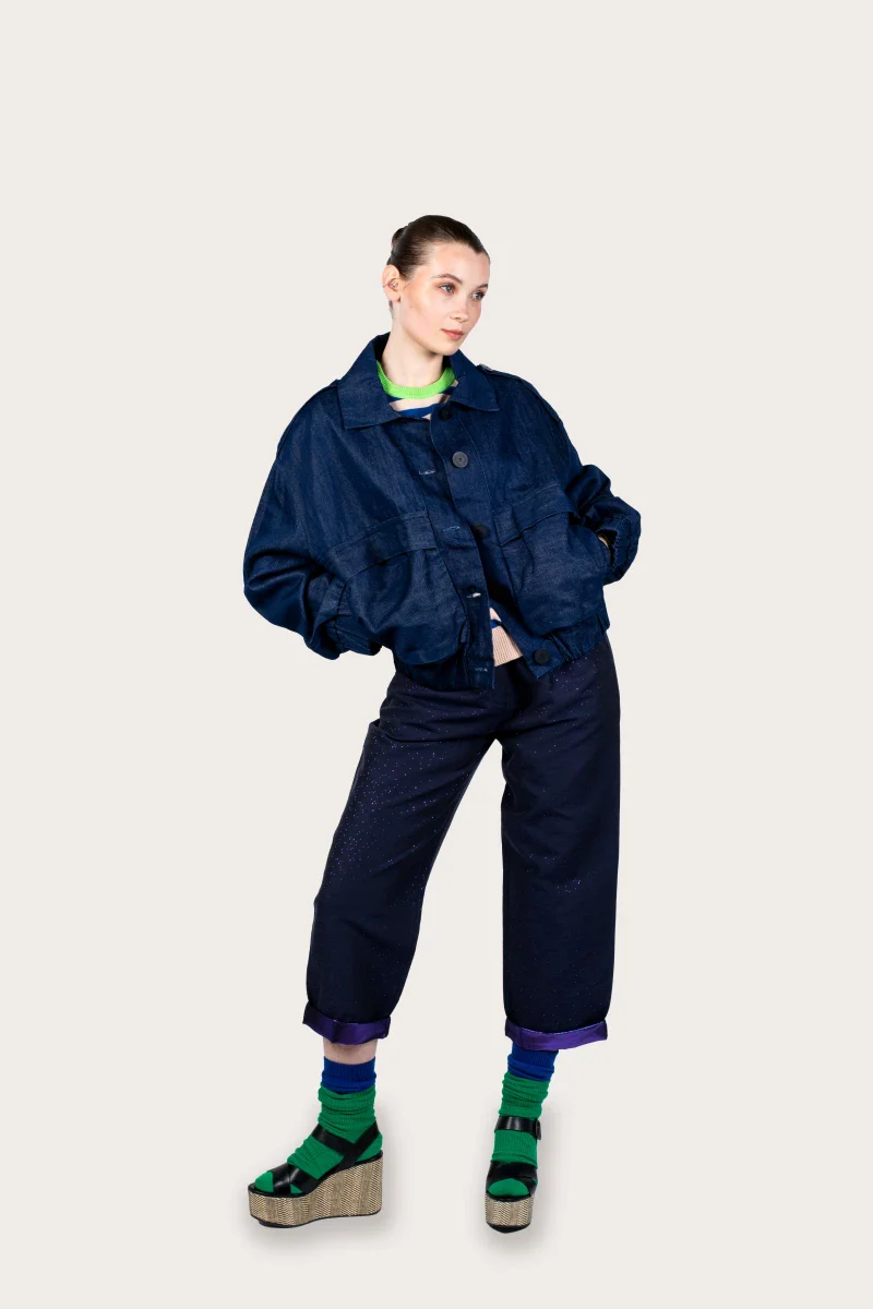 Veste en jean upcyclé - Hailey - Image 11