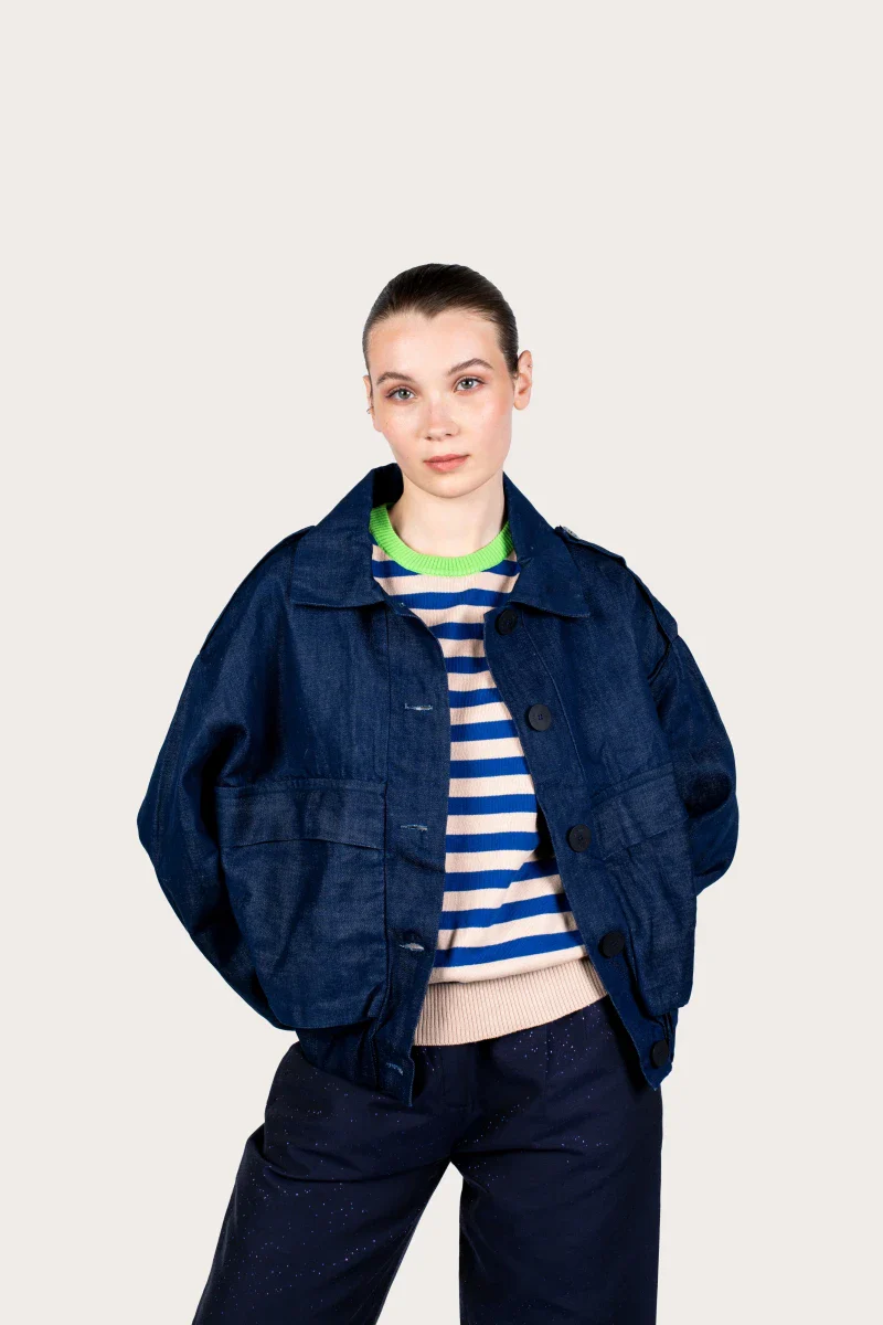 Veste en jean upcyclé - Hailey - Image 12