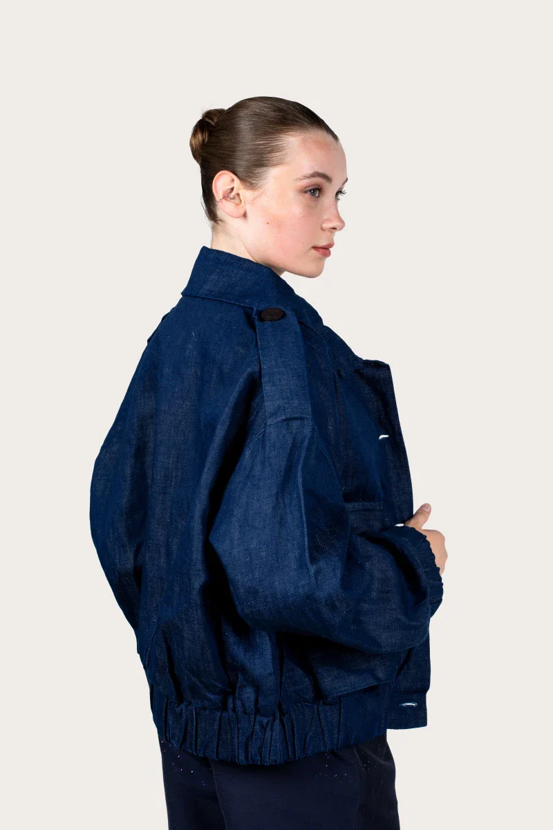 Veste en jean upcyclé - Hailey - Image 16
