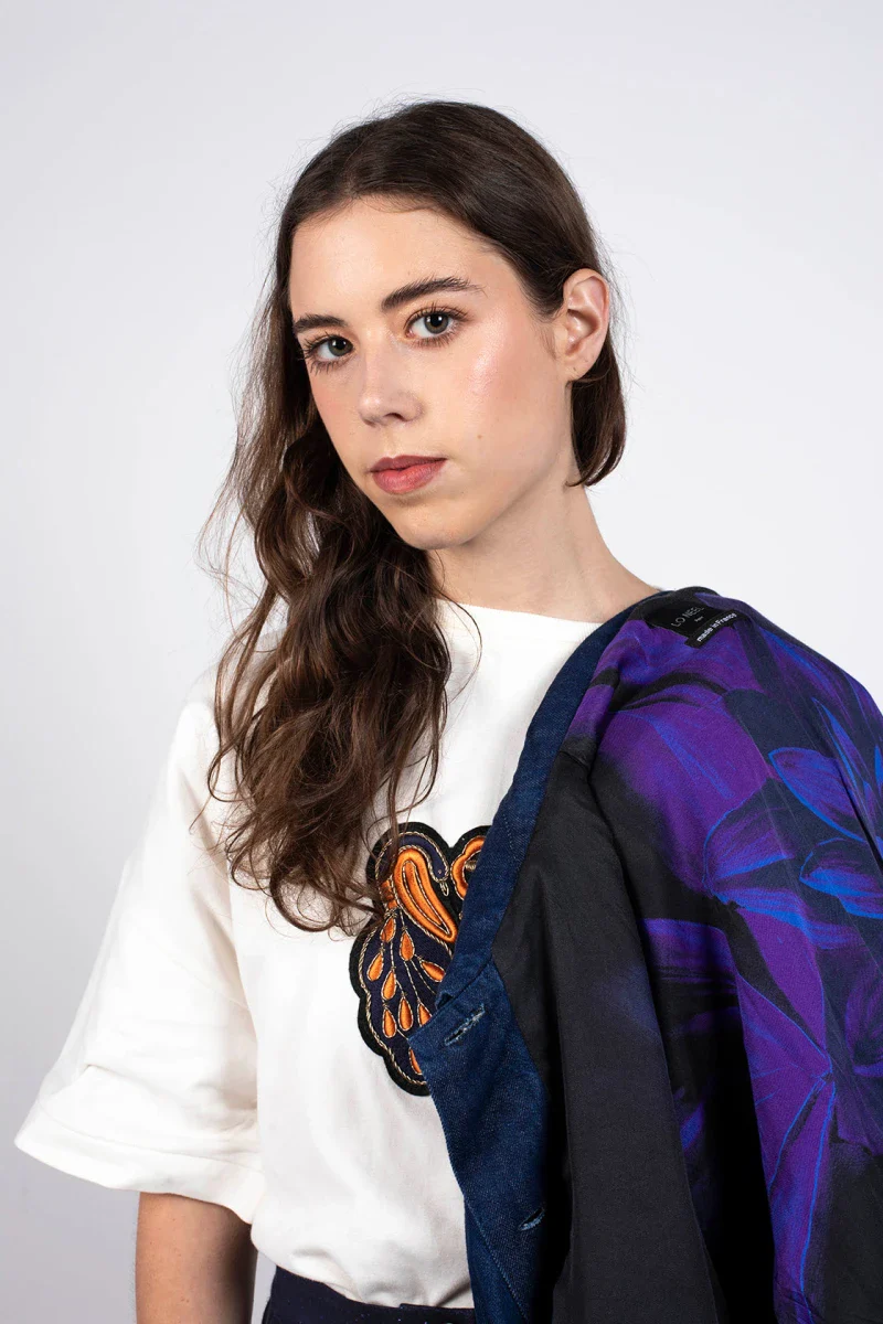 Veste en jean upcyclé - Hailey - Image 7