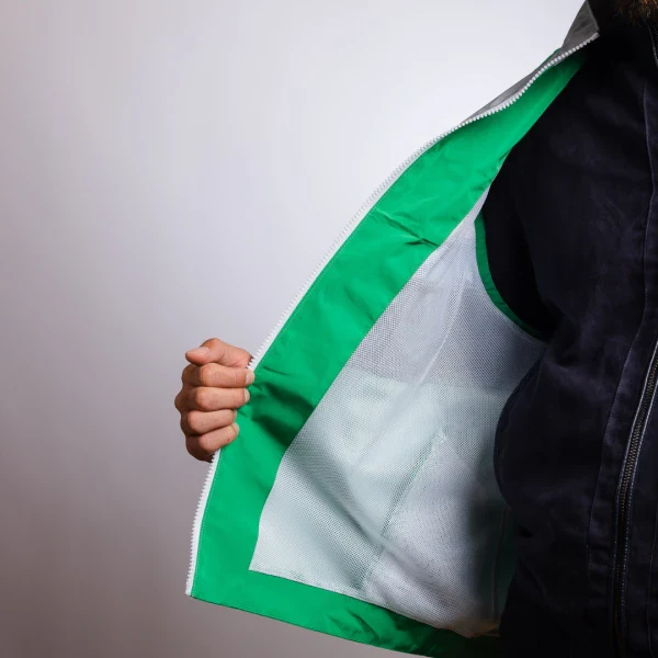 Veste réfléchissante unisexe en polyester recyclé - Image 10