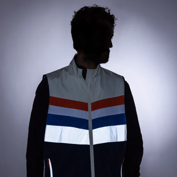 Veste réfléchissante unisexe en polyester recyclé - Image 12