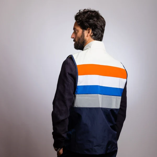 Veste réfléchissante unisexe en polyester recyclé - Image 16