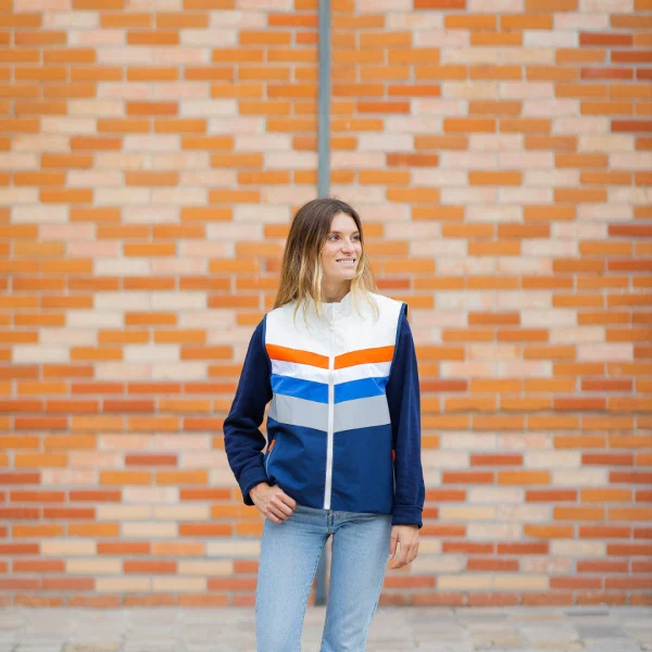 Veste réfléchissante unisexe en polyester recyclé - Image 17