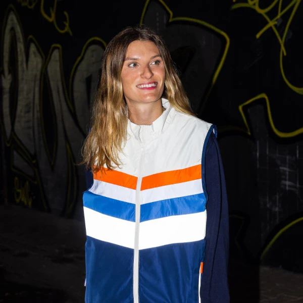 Veste réfléchissante unisexe en polyester recyclé - Image 18