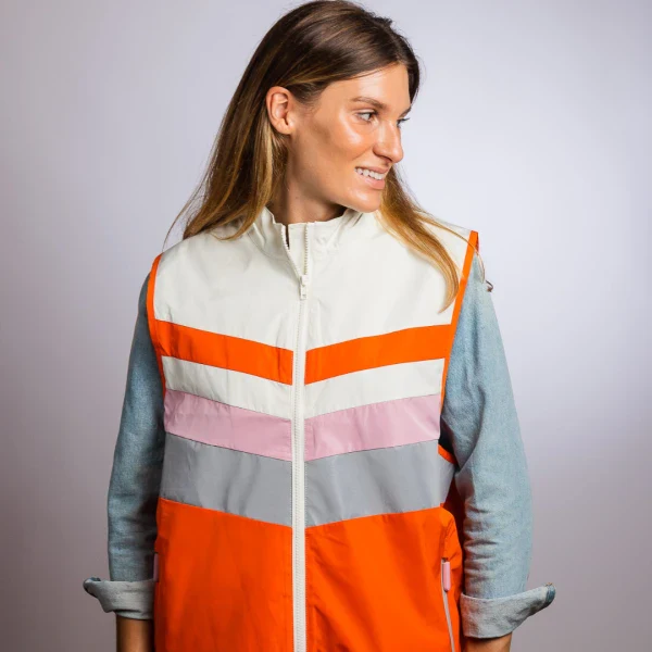 Veste réfléchissante unisexe en polyester recyclé - Image 19