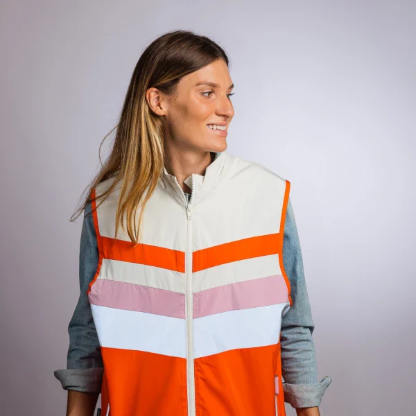 Veste réfléchissante unisexe en polyester recyclé - Image 26