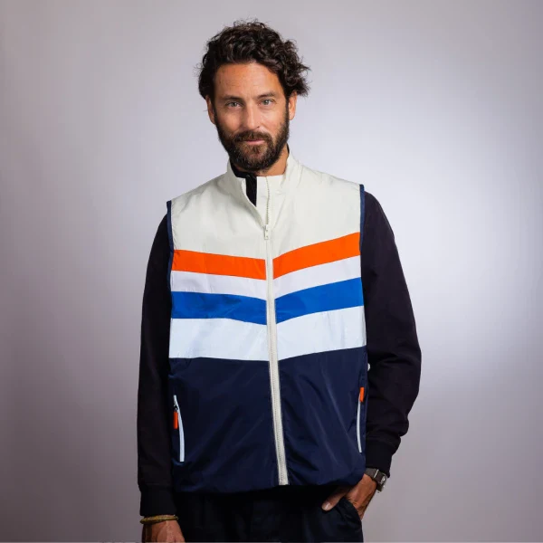 Veste réfléchissante unisexe en polyester recyclé - Image 5