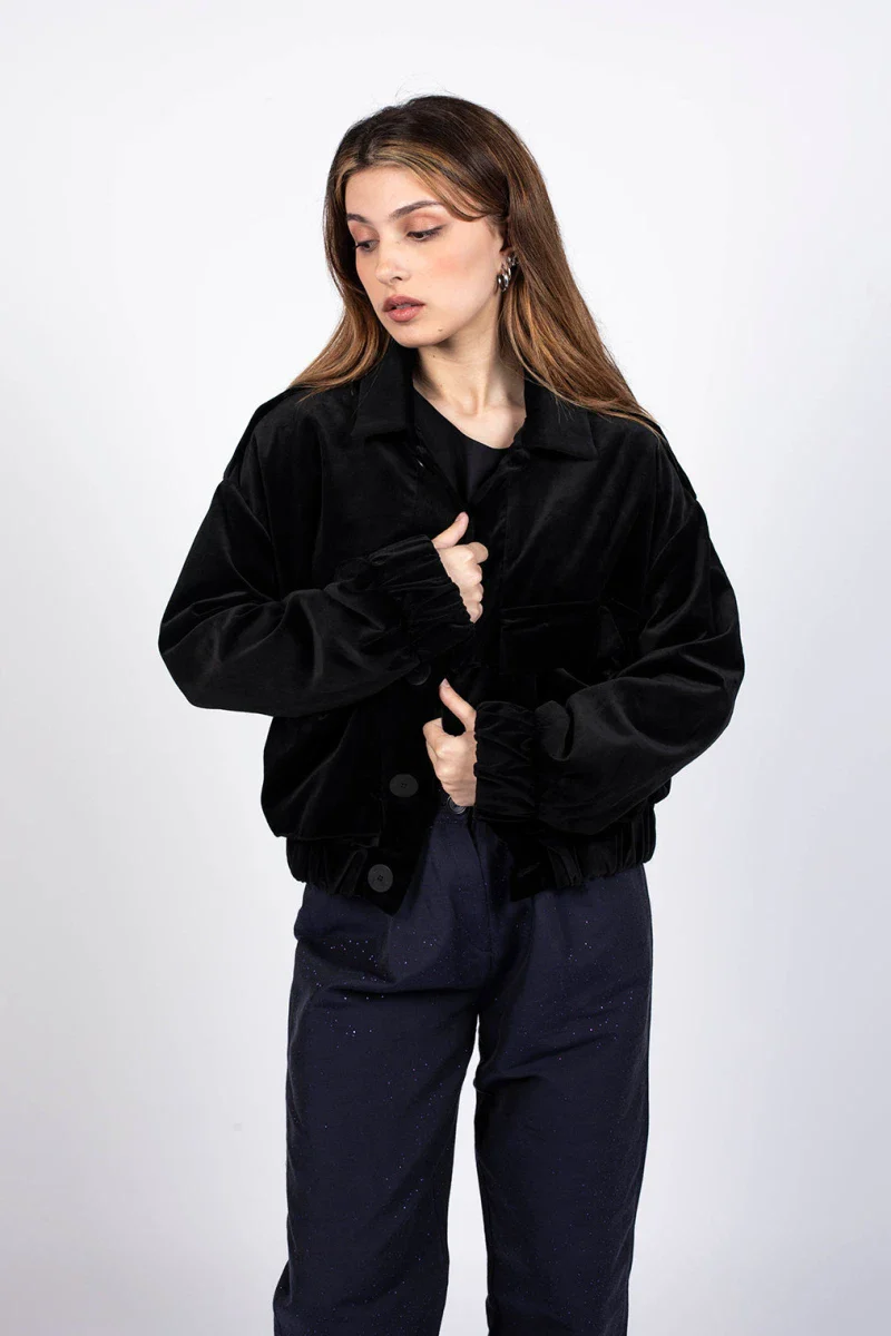 Veste upcyclé - Hailey Velvet - Image 4