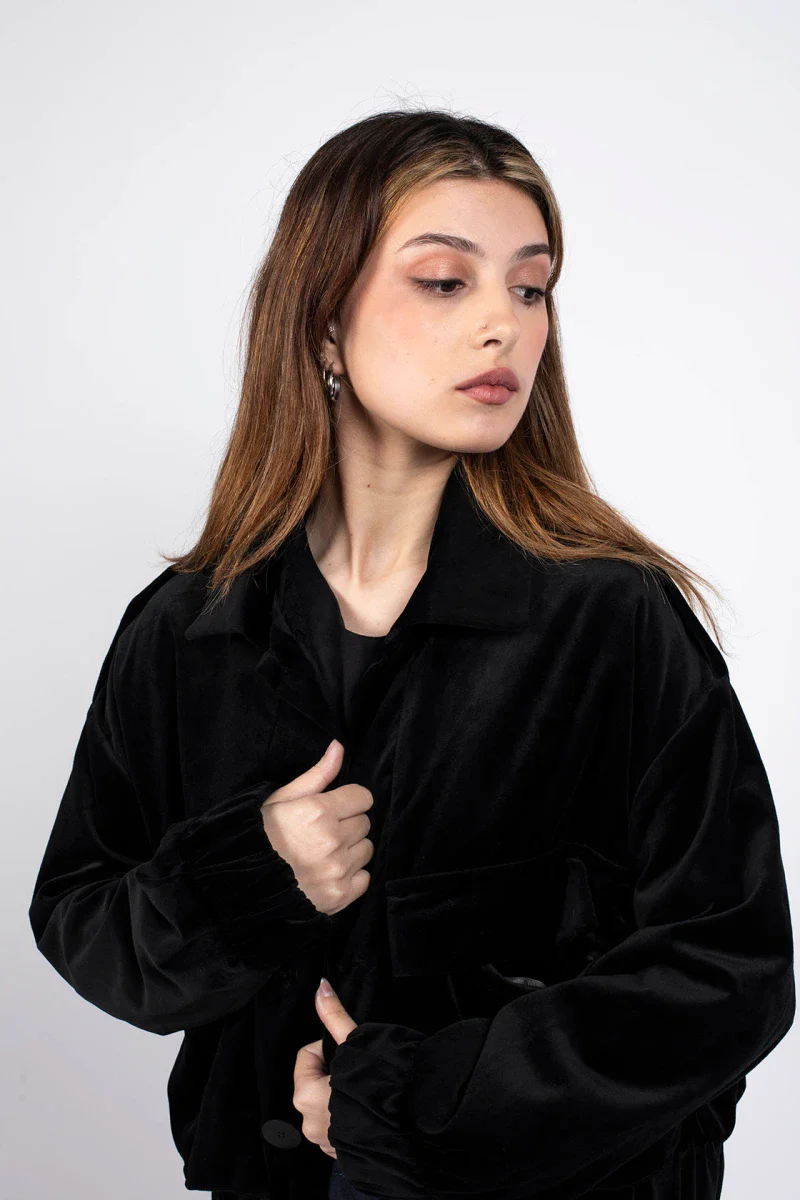 Veste upcyclé - Hailey Velvet - Image 5