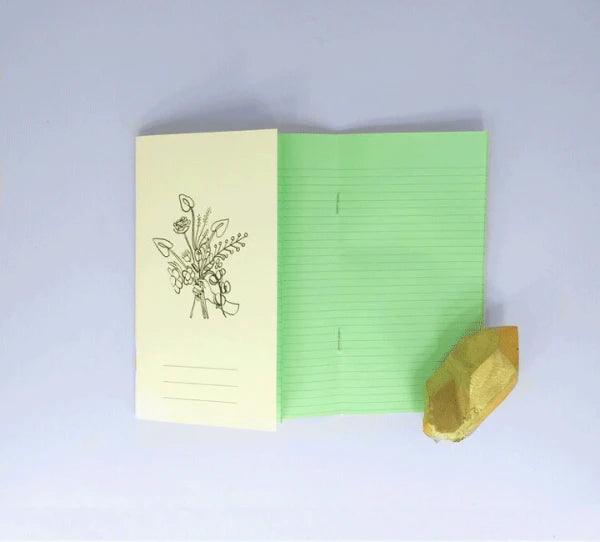 Carnet de notes en papier ligné - Wild flowers bouquet - Image 2