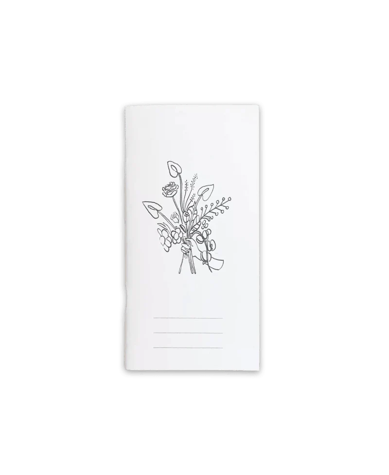 Carnet de notes en papier ligné - Wild flowers bouquet - Image 3