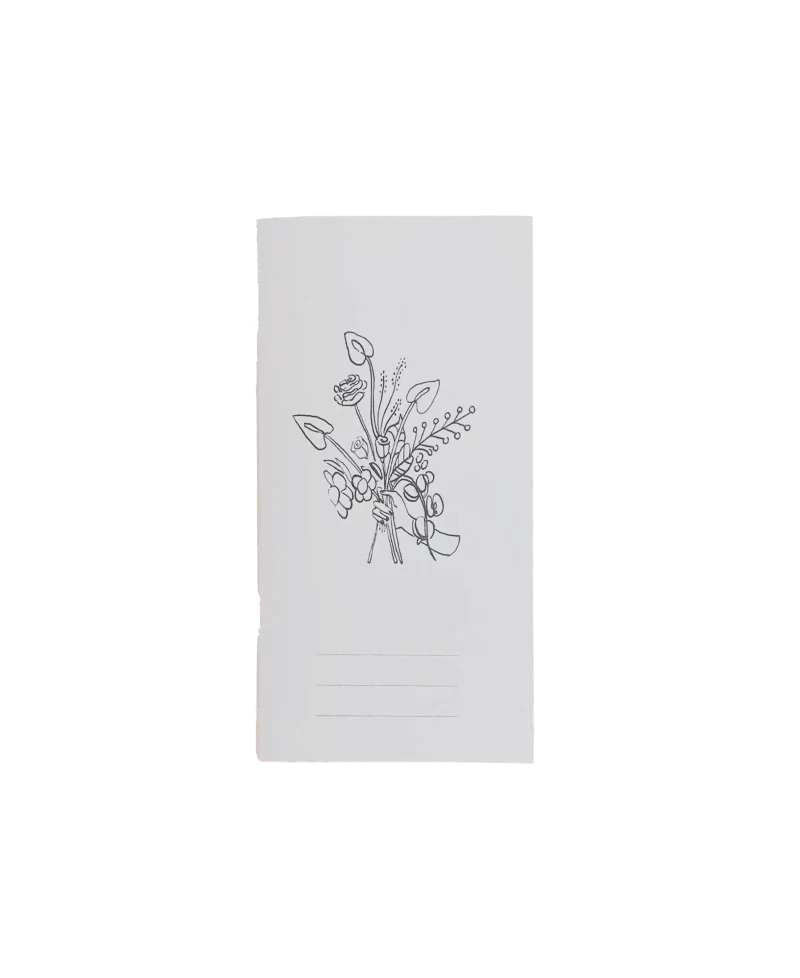 Carnet de notes en papier ligné - Wild flowers bouquet - Image 5