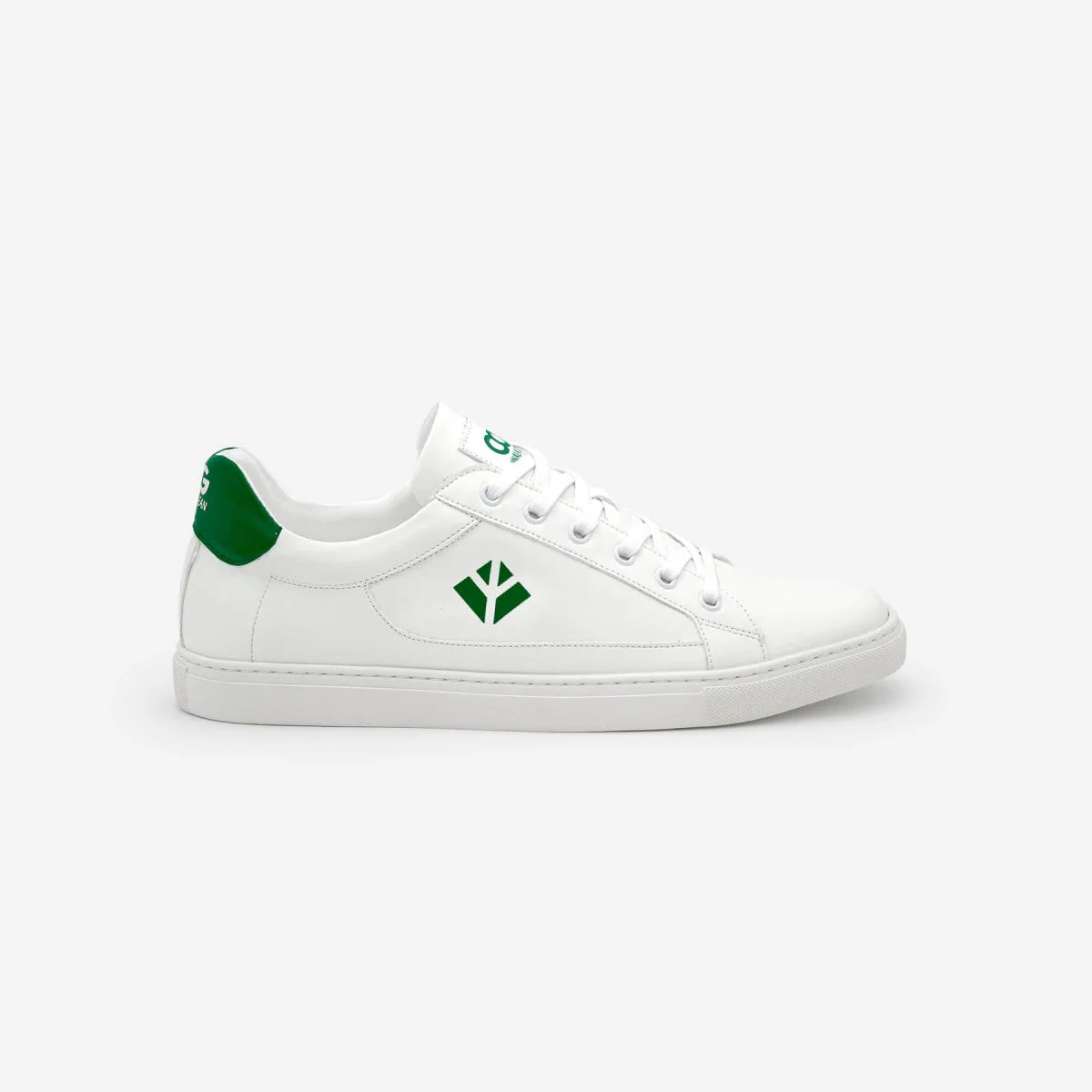 Baskets véganes pour hommes Blanc / Vert Winton - Image 3